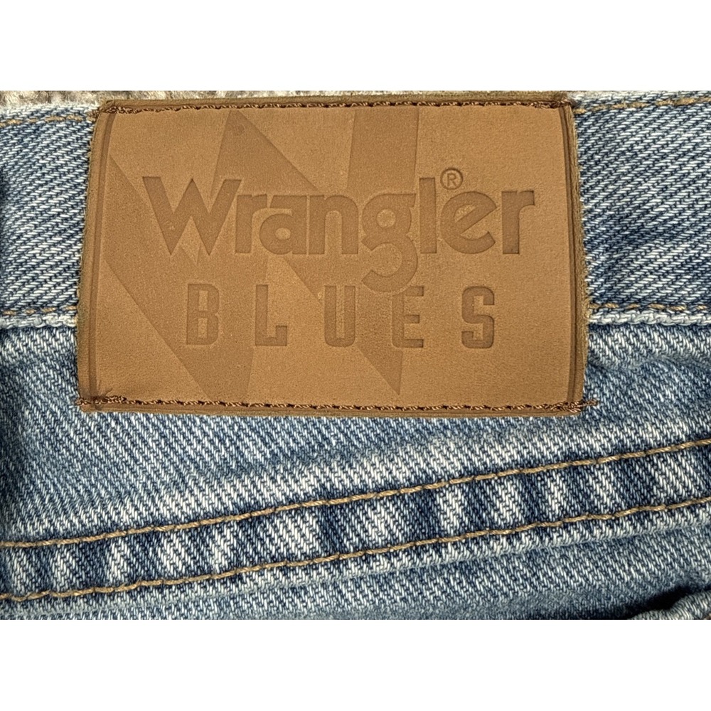 Wrangler Blues Men's Bootcut Jeans 40x30 Blue Denim Classic Cotton Casual - Picture 8 of 13